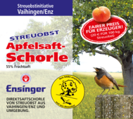 Ensinger Streuobst-Apfelschorle
